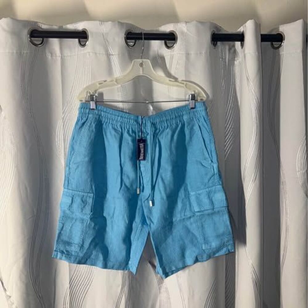 Vilebrequin Linen Cargo Shorts